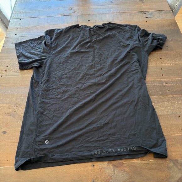 Lululemon Athletica Black performance Men's T-Shirt XL - Picture 5 of 7